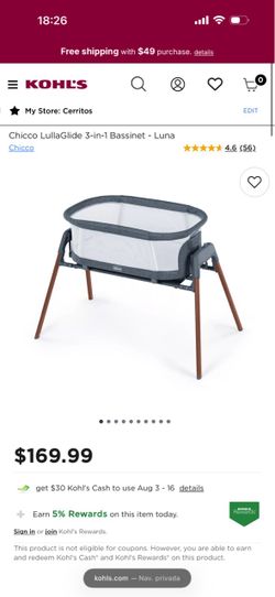 Chicco LullaGlide Cuna estacionaria