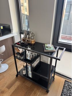 Black Bar Cart