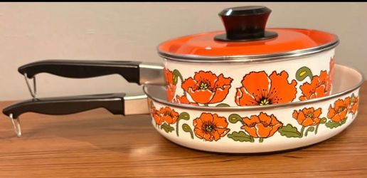 vintage 1970s Sanko Ware “Show Pans”