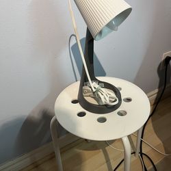 Marius Stool and Svallet Work Lamp