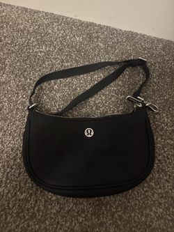 Black lulu mini handbag