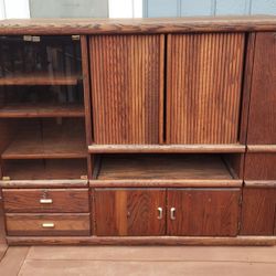 Oak Entertainment Center