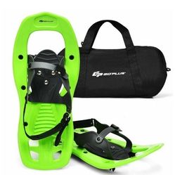 17" Lightweight Snowshoes W/ Bag Anti Slip-Green SP36986GN SKU: CW_SP36986GN