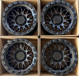 4 NEW LOCK COMBAT 17” WHEELS $945 CASH TOTAL‼️