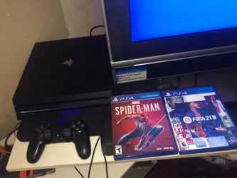 PS4 Pro CUH-7215B 1TB w/ Controller and charger