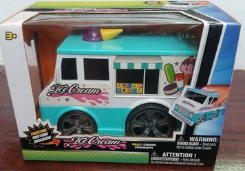 ICE CREAM TRUCK FRICTION ACTION TOY