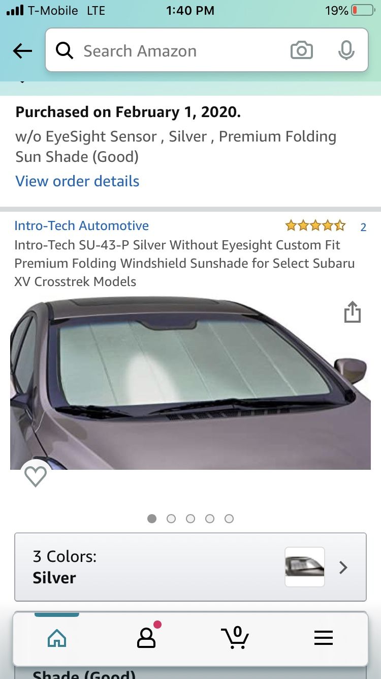 New Crosstrek Windshield (no iSight)