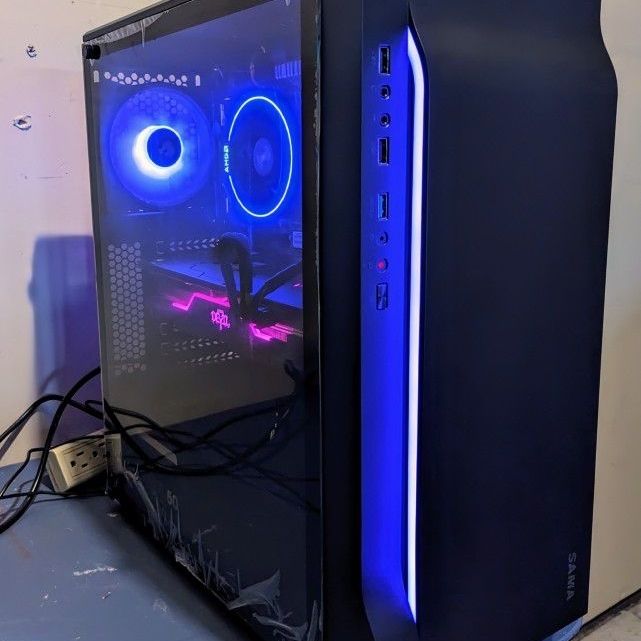 Gaming PC: Ryzen 7, RX 5700XT, 16GB DDR4, NVME SSD+1TB SSD, USB Wi-Fi, RGB Gaming KB+Mouse, ARGB case Lighting  SM/AG/SLO/Lompoc Delivery