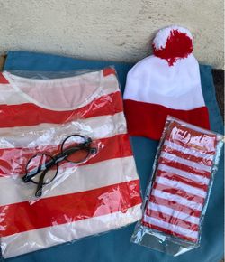 Where’s Waldo Halloween Costume L