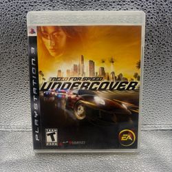 Need For Speed Undercover Sony PlayStation 3 PS3, TESTED & WORKING!