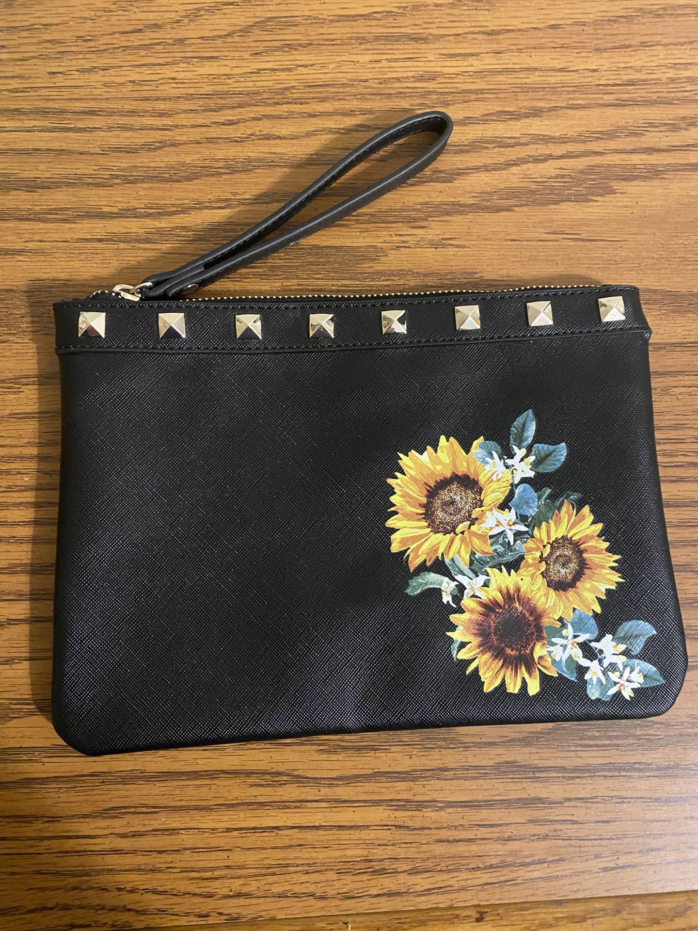 New Without Tags White House Black Marketplace Sunflower Wristlet