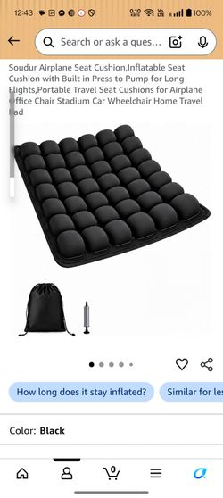 Soudur Inflatable Seat Cushion with Pump