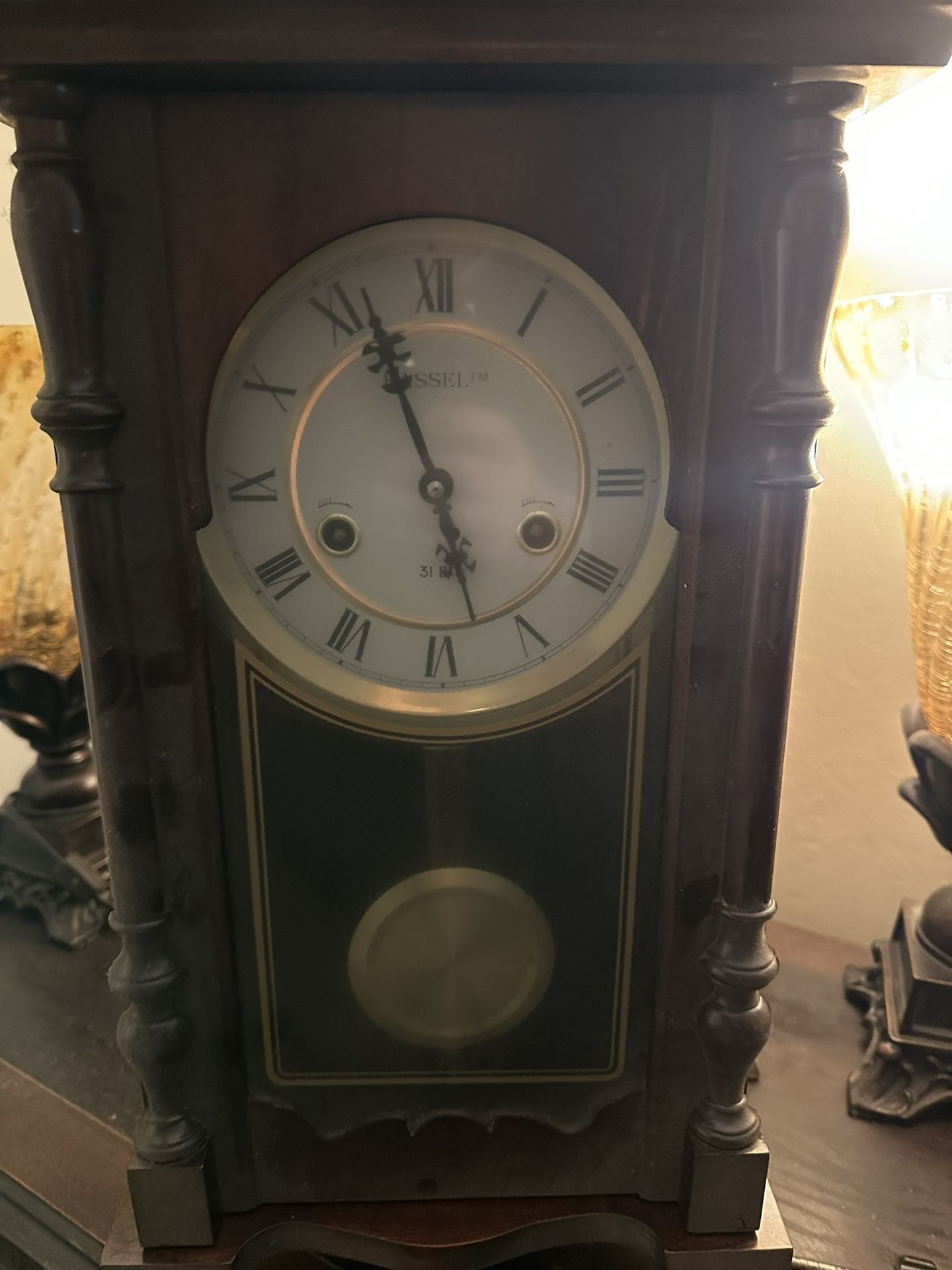 Vintage Kassel 31 Day Chiming Wall Clock