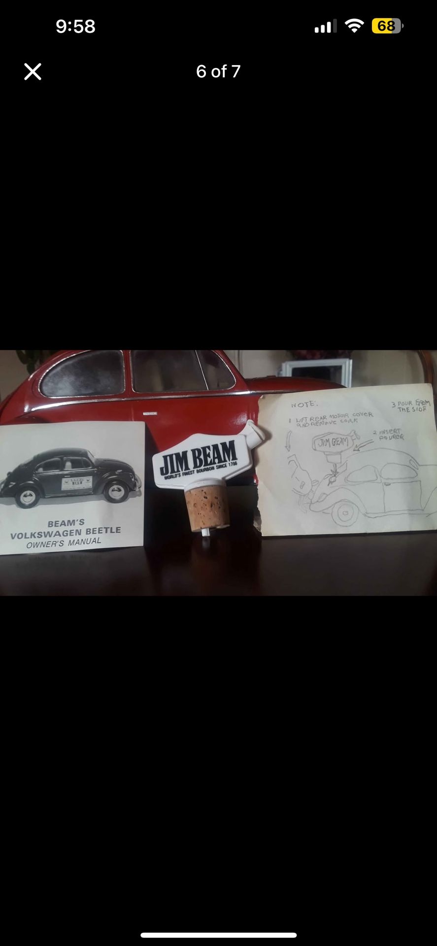 Whiskey Bottle Volkswagen