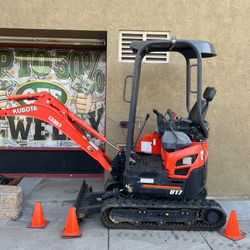  Kubota U17 Mini Excavator