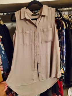 Beige MEDIUM Dress Shirt