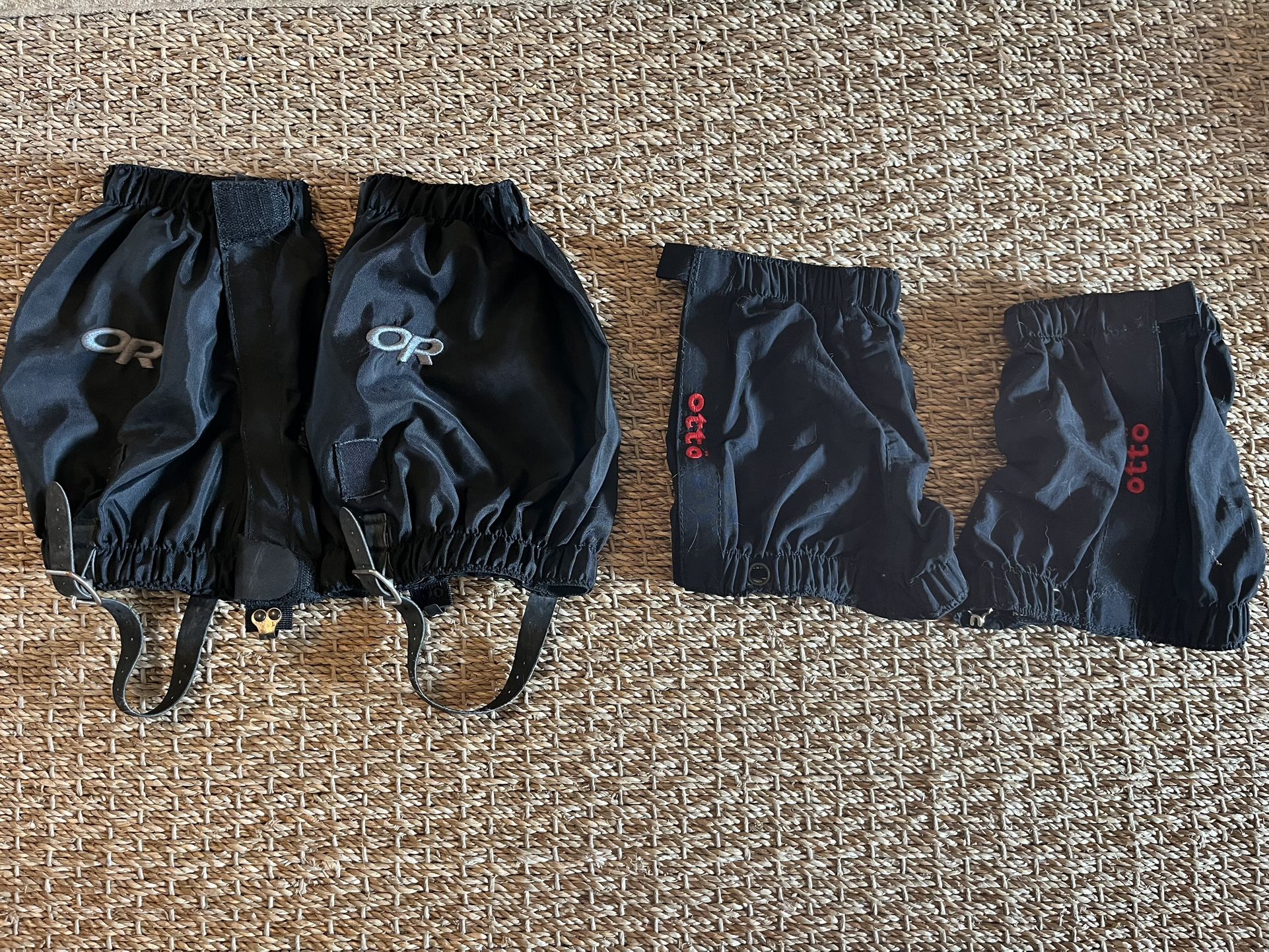 Two pairs of gaiters for hiking/backpacking