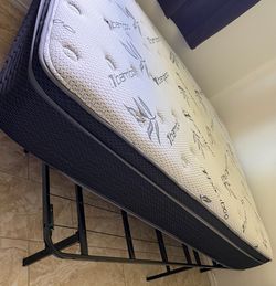 Queen size with rails
