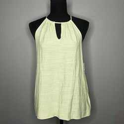 Nine West Mint Green Keyhole Tank S New