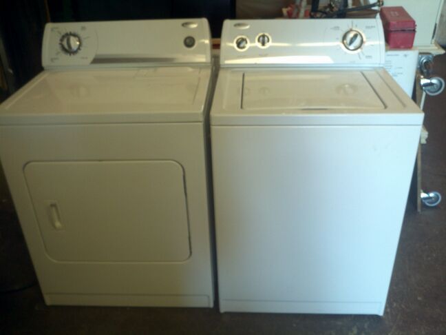 Whirlpool washer and dryer