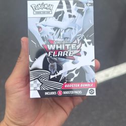 White Flare Booster Bundle Sealed Pokemon Cards 
