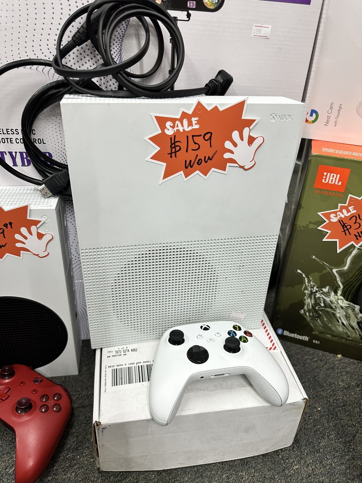 Xbox 1s. With Controller And Wires And Free Game Just $159