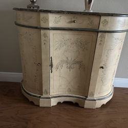 French cabinet Wood Hand Painted 