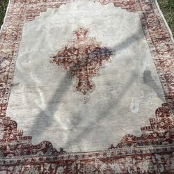 Red Area Rug  