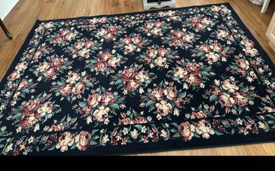 Rose Bouquet Area Rug 5.5 x 7.5
