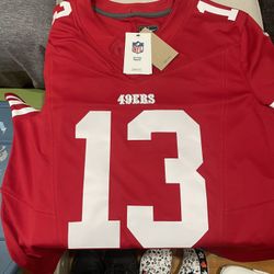 Niners jersey Purdy Size Large