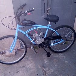 New gas motorized bike.2 stroke 80cc