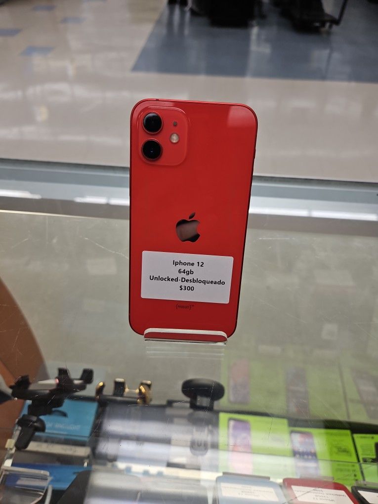 iPhone 12 64gb Unlocked-Desbloqueado. Tienda En Hialeah 1630w 49th St 33012 Fresco Y Más 