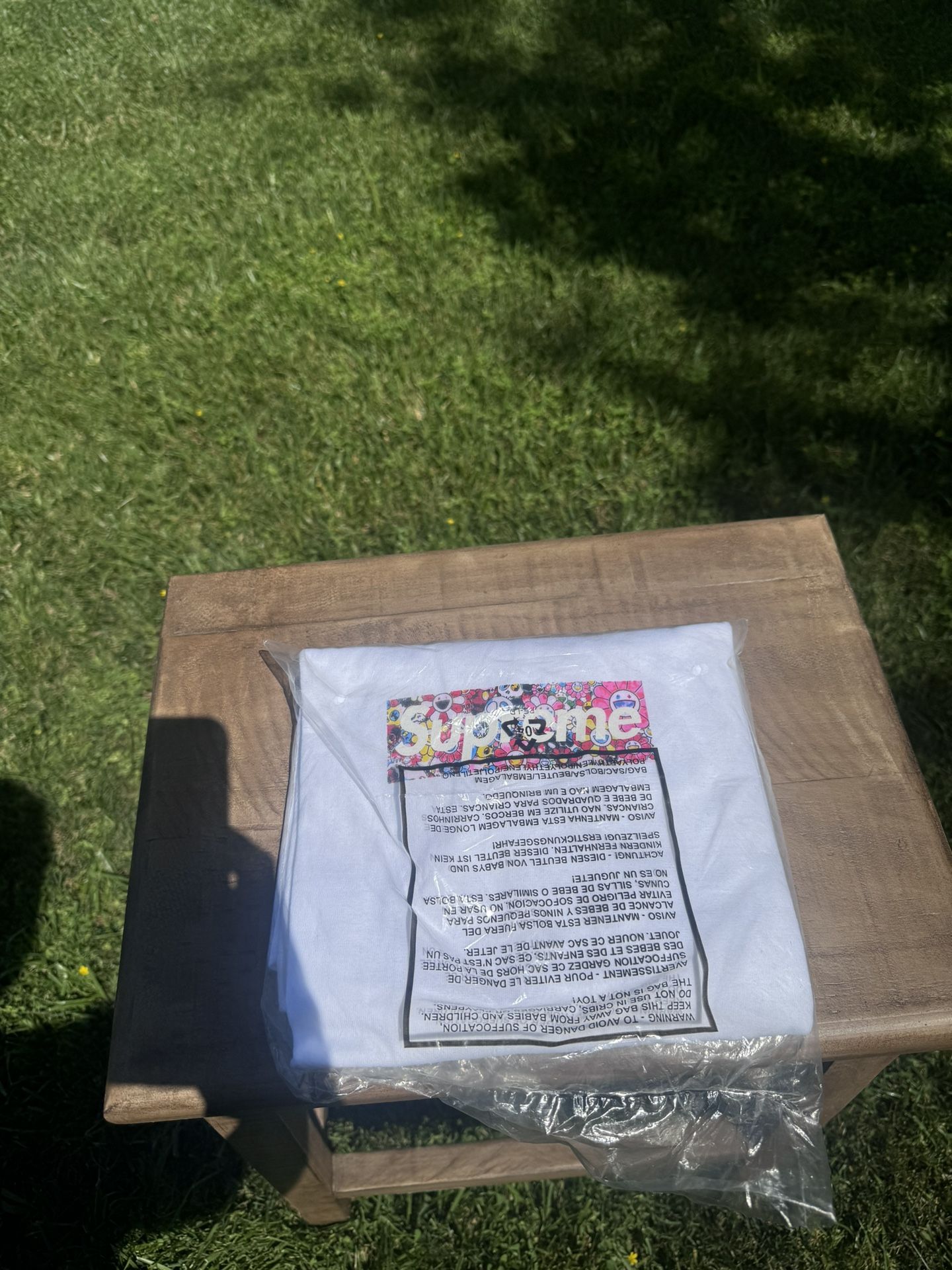 Supreme COVID-19 Relief Box logo T-shirt