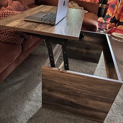Faux Wood Coffee Table / Desk 