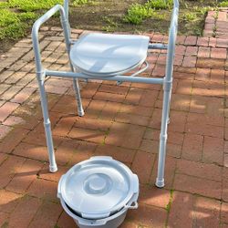 FREE NEW/UNUSED Bathroom Commode For Medical, Seniors Or Post-surgery Needs 
