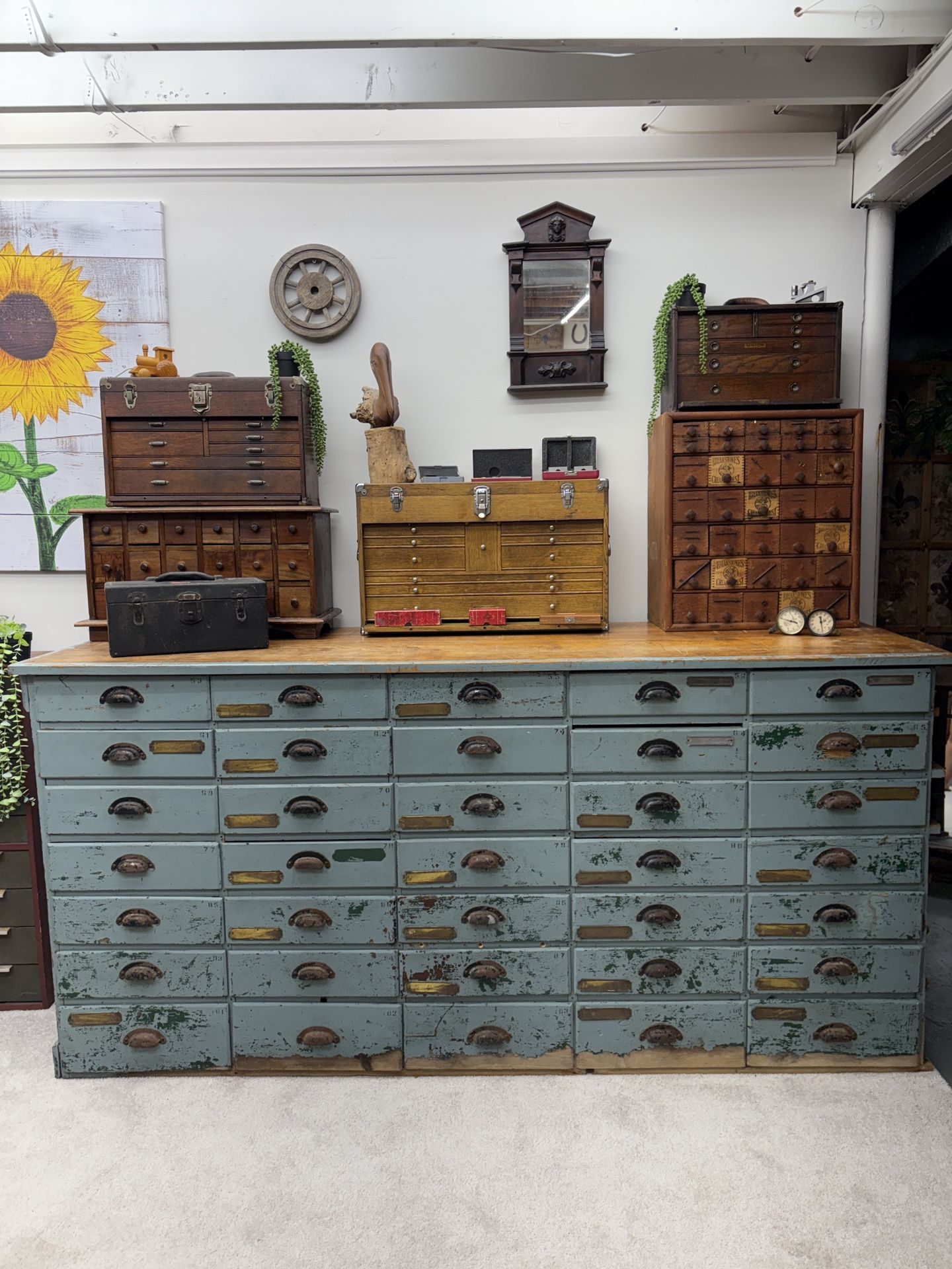 Apothecary Cabinets And Machinist Toolboxes