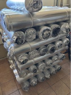 3MM ACOUSTIC SILENT CHOICE UNDERLAYMENT FOR ALL TYPES OF FLOORING. 100 sf /ROLL. ON HAND READY FOR PICK UP