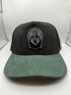 Malverde Snapback Hat Black and Green