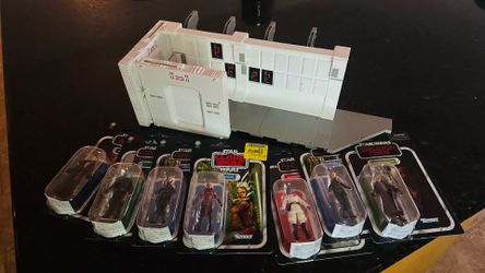 Star Wars vintage collection lot of figures and diorama