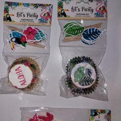 Flamingo Cupcake Decorations