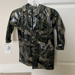 Children Place Camouflage Kids Toddler Rain Jacket Size 4T