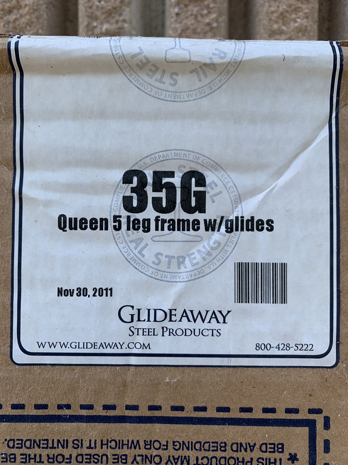 Brand new queen 5 leg bedframe