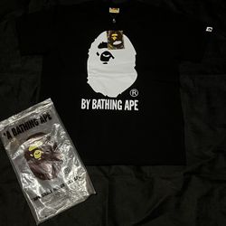 Bape T Shirt Black Size Large 