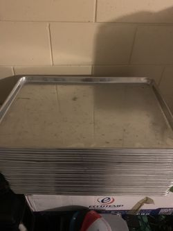 Aluminum baking sheets or bread sheets