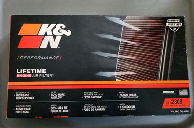 K&N 33-2309 HF Engine Air Filter For Honda Odyssey 05-10 and Pilot 09-15  3.5L V6