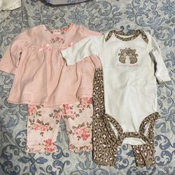 Baby Girl Clothes Size 0-3 Months