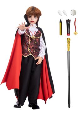 Child size small 5-7 Vampire Costume Set