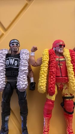 Hulk Hogan WWE Action Figure Set of 2