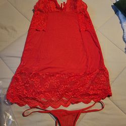 Women Lingerie Lace Chemise Sleepwear Babydoll Teddy Lingerie