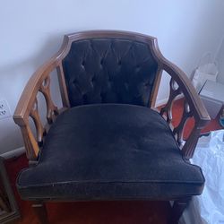 Vintage Barrel Back Chair. 2 available $250 each 